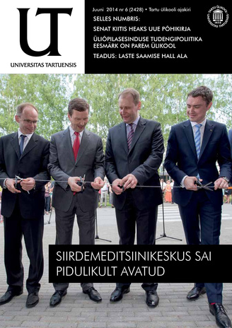 Universitas Tartuensis : UT : Tartu Ülikooli ajakiri ; 6 2014-06