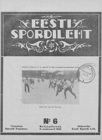 Eesti Spordileht ; 6 1922-02-09