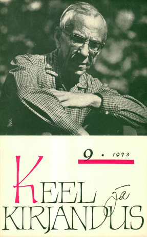 Keel ja Kirjandus ; 9 1973-09