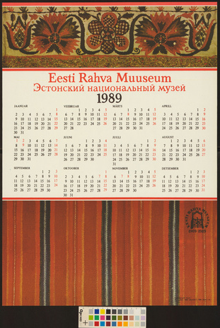 Eesti Rahva Muuseum : 1989