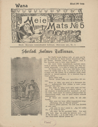 Vana Meie Mats : nalja- ja pilkekunsti nädalkiri ; 5 1919-01-23