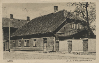 Wõru : Dr. F. R. Kreuzwaldi maja