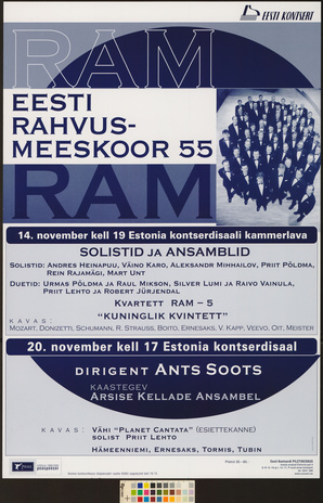 Eesti Rahvusmeeskoor 55