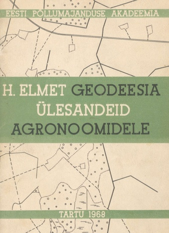 Geodeesia ülesandeid agronoomidele