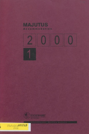 Majutus : kuubülletään = Accommodation : monthly bulletin ; 1 2000-03