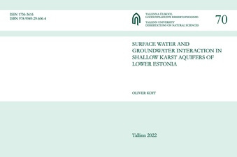 Surface water and groundwater interaction in shallow karst aquifers of lower Estonia 