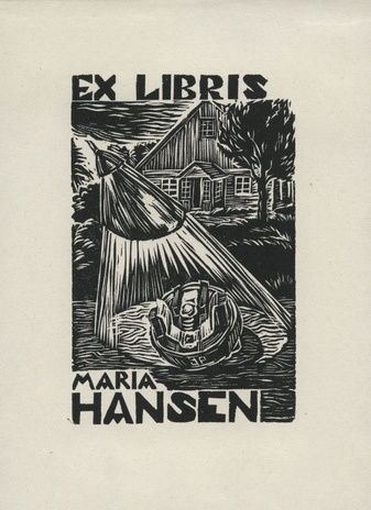 Ex libris Maria Hansen 