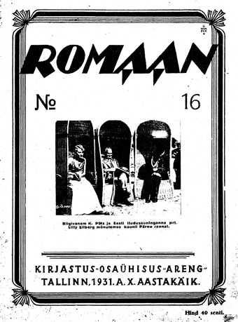 Romaan ; 16 (226) 1931-08