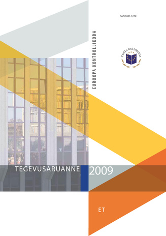 Tegevusaruanne (Euroopa Kontrollikoda) ; 2009