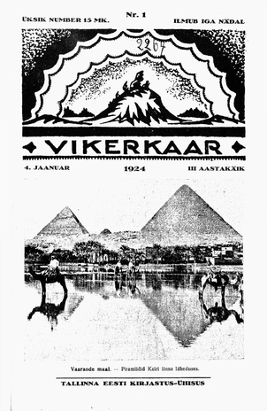 Vikerkaar ; 1 1924-01-04