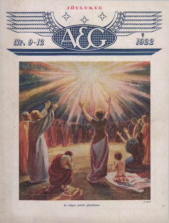 Aeg = Estnische Monatschrift = Revue Esthonienne ; 9-12 1922-12
