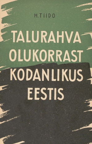 Talurahva olukorrast kodanlikus Eestis