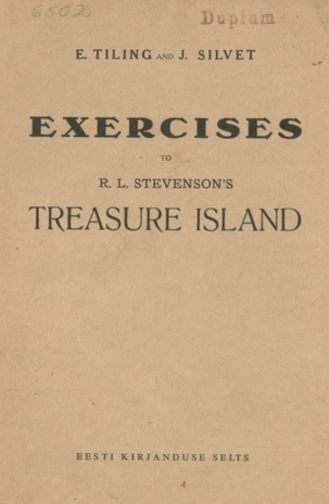 Exercises to R. L. Stevenson's &quot;Treasure island&quot;
