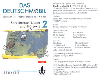 Das Deutschmobil : Deutsch als Fremdsprache für Kinder : Lehrbuch 2
