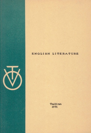 English literature : experimental material, Riga, Secondary school No 50 