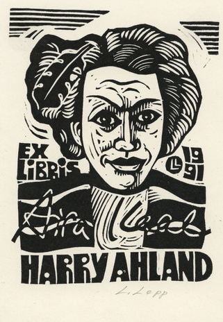 Ex libris Harry Ahland 