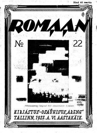 Romaan ; 22 (136) 1927-11