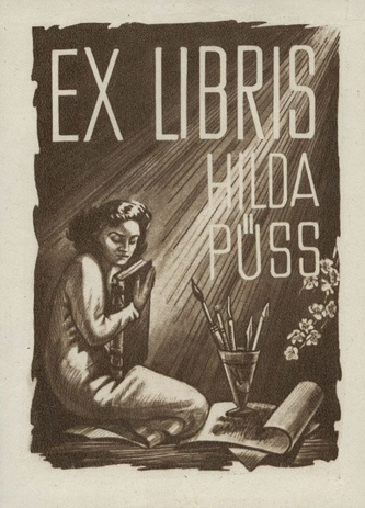 Ex libris Hilda Püss 
