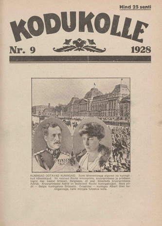 Kodukolle : perekonna ajakiri ; 9 1928-05-01