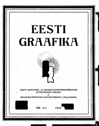 Eesti Graafika ; 3-4 1930