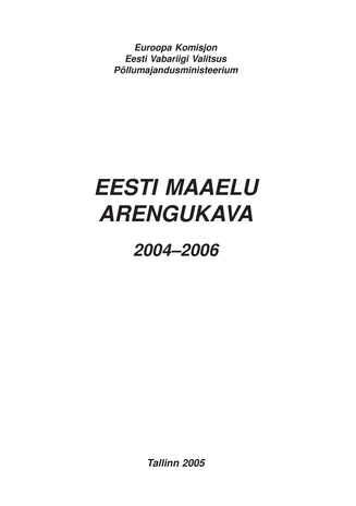 Eesti maaelu arengukava 2004-2006