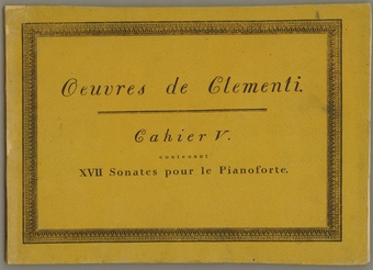 XVII Sonates pour le Pianoforte
