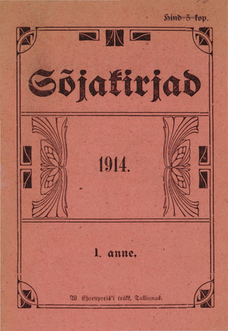 Sõjakirjad, 1914. 1. anne