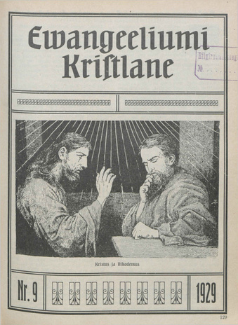 Evangeeliumi Kristlane : Tallinna Immaanueli Evangeeliumi Kristlaste vabausuühingu häälekandja ; 9 1929