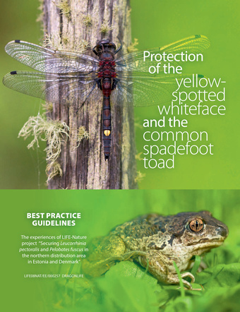 Protection of the yellow-spotted whiteface and the common spadefoot toad : best practise guidelines 