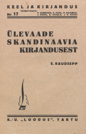Ülevaade skandinaavia kirjandusest [Keel ja kirjandus ; 17 1935]
