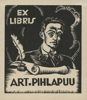 Ex libris Art. Pihlapuu 