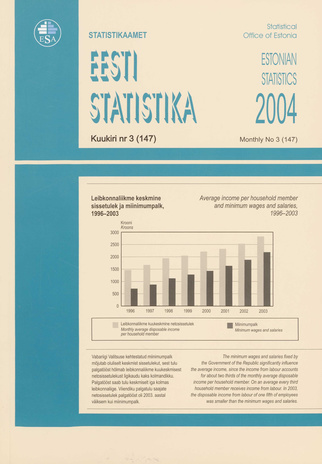 Eesti Statistika Kuukiri = Monthly Bulletin of Estonian Statistics ; 3(147) 2004-04