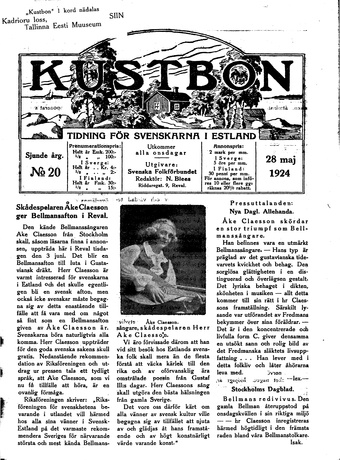 Kustbon ; 20 1924