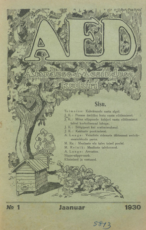 Aed : aianduse ajakiri ; 1 1930-01