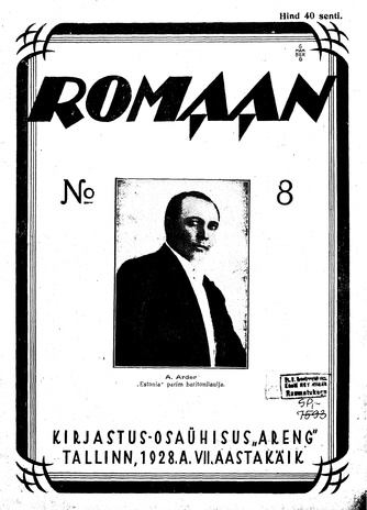 Romaan ; 8 (146) 1928-04