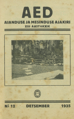 Aed : aianduse ajakiri ; 12 1935-12