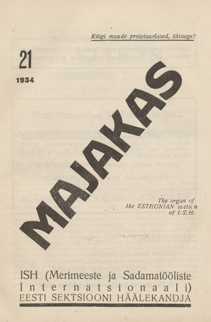 Majakas ; 21 1934-05