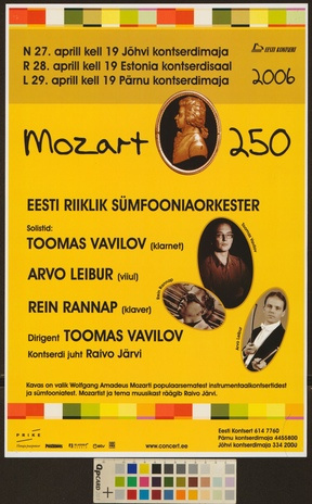 Mozart 250 : Eesti Riiklik Sümfooniaorkester 
