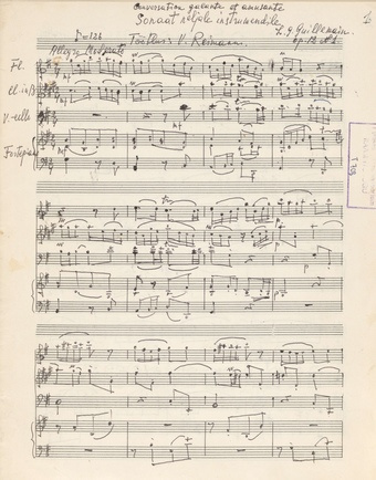 Conversation galante et amusante sonaat neljale instrumendile : op. 12 Nr. 1