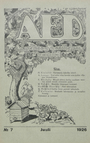 Aed : aianduse ajakiri ; 7 1926-07