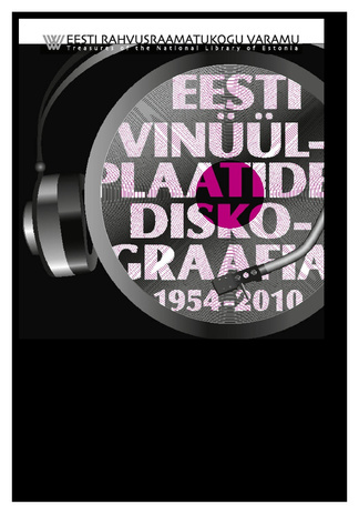 Eesti vinüülplaatide diskograafia 1954-2010