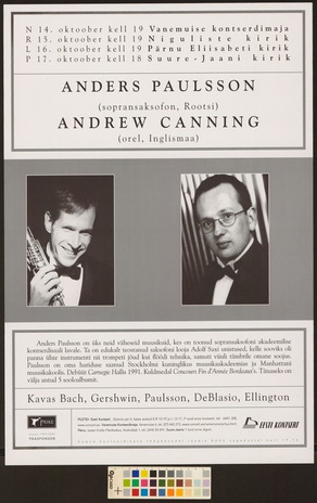 Anders Paulsson, Andrew Canning