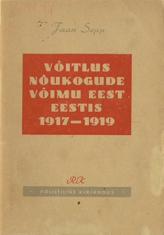 Võitlus nõukogude võimu eest Eestis 1917-1919