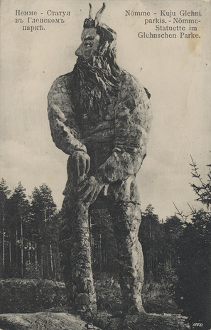 Немме : статуя въ Гленскомъ парке = Nõmme : kuju Glehni parkis = Nömme : Statuette im Glehnschen Parke