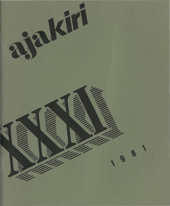 Aja Kiri ; 1 (31) 1981