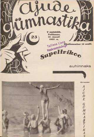 Ajude Gümnastika : ristsõnamõistatuste ajakiri ; 23 1937-06-10