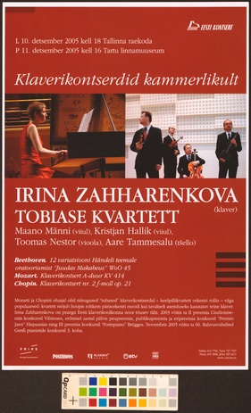Irina Zahharenkova, Tobiase kvartett 