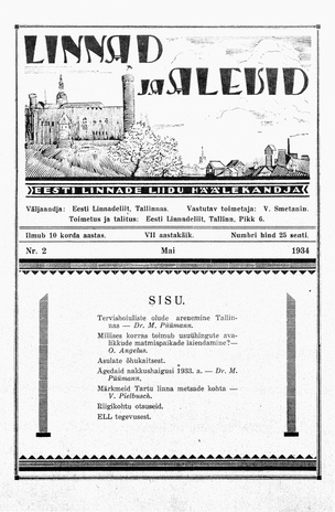 Linnad ja Alevid ; 2 1934-05