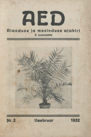 Aed : aianduse ajakiri ; 2 1932-02
