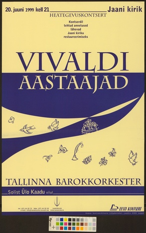 Vivaldi Aastaajad : Tallinna Barokkorkester 